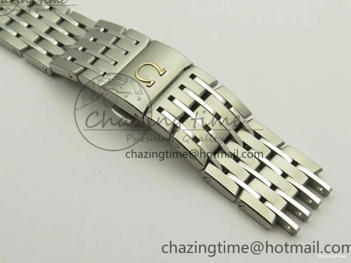 0510 De Ville Hour Vision 41mm SS VSF 1:1 Best Edition White Dial on SS Bracelet A8500 Super Clone Casual 7946